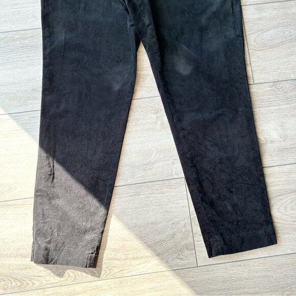 Talbots Black Curvy Slim Fit Velveteen Pants - Picture 4 of 13